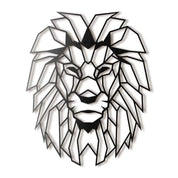 dekoheldin - Wanddekoration Metall Black Lion