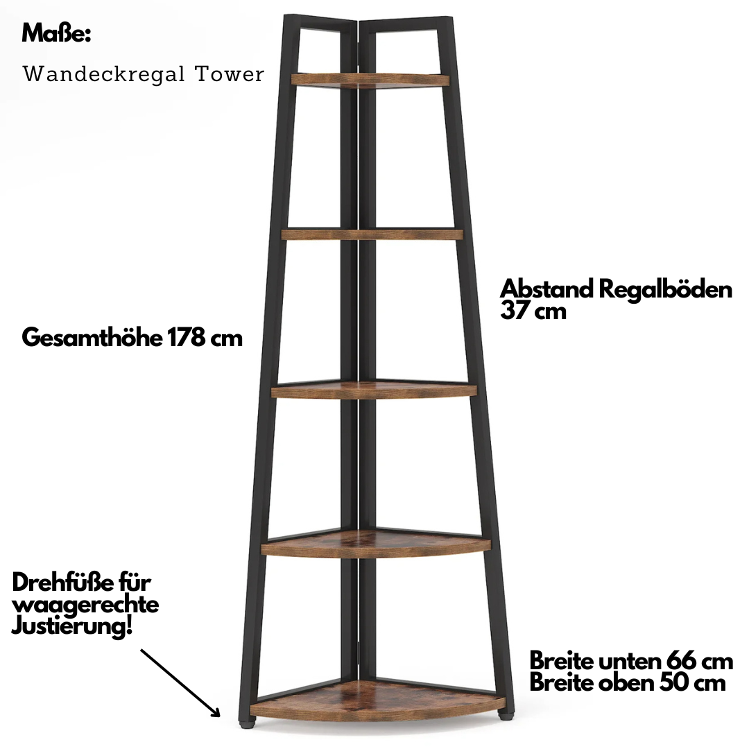dekoheldin - Wandeckregal Tower
