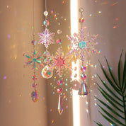 dekoheldin - Wanddekoration Snowflake Sonnenfänger