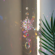 dekoheldin - Wanddekoration Snowflake Sonnenfänger