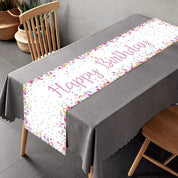 dekoheldin - Tischdeko Tischläufer Happy Birthday