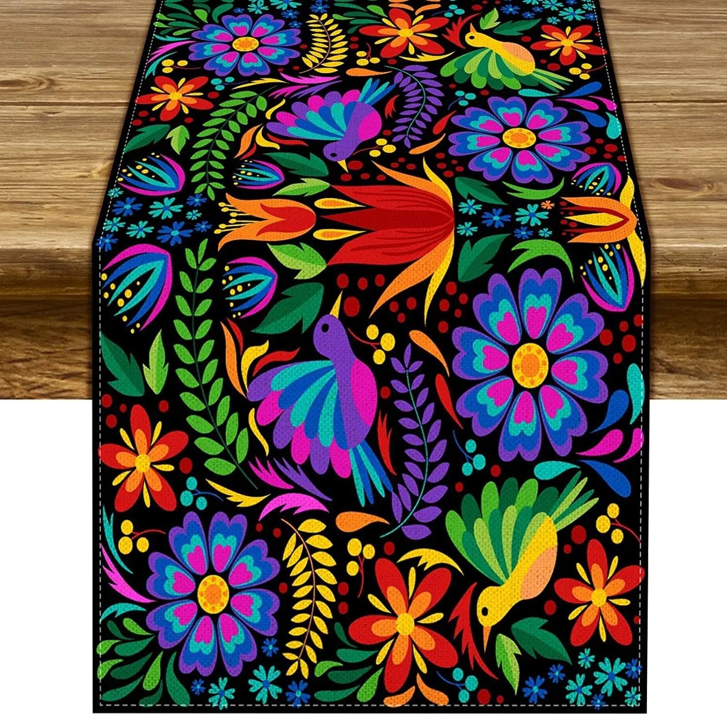 dekoheldin - Tischdeko Tischläufer Flowerpower