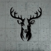 dekoheldin - Wanddeko Metallbild Hirsch