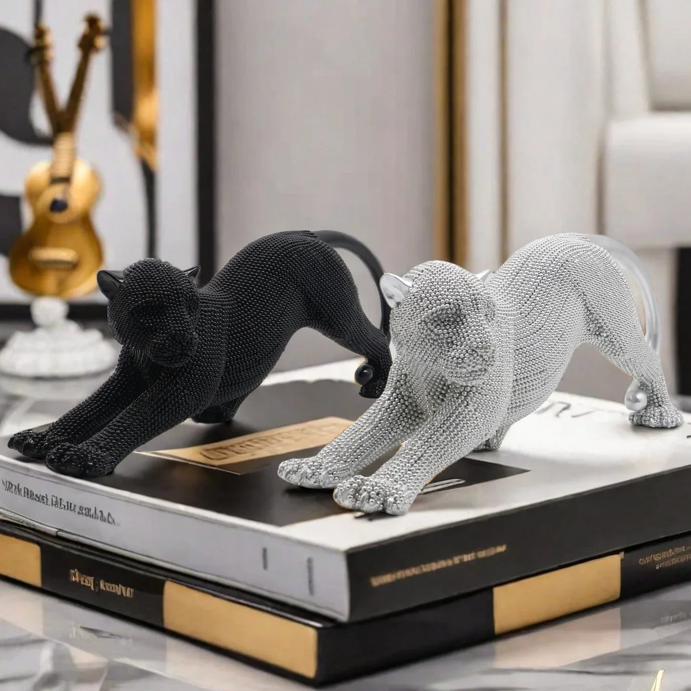 dekoheldin - Skulptur Leopard Shine