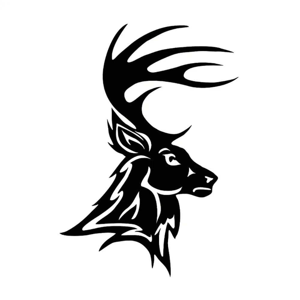 dekoheldin - Wanddeko Metallbild Hirsch