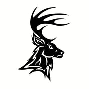 dekoheldin - Wanddeko Metallbild Hirsch