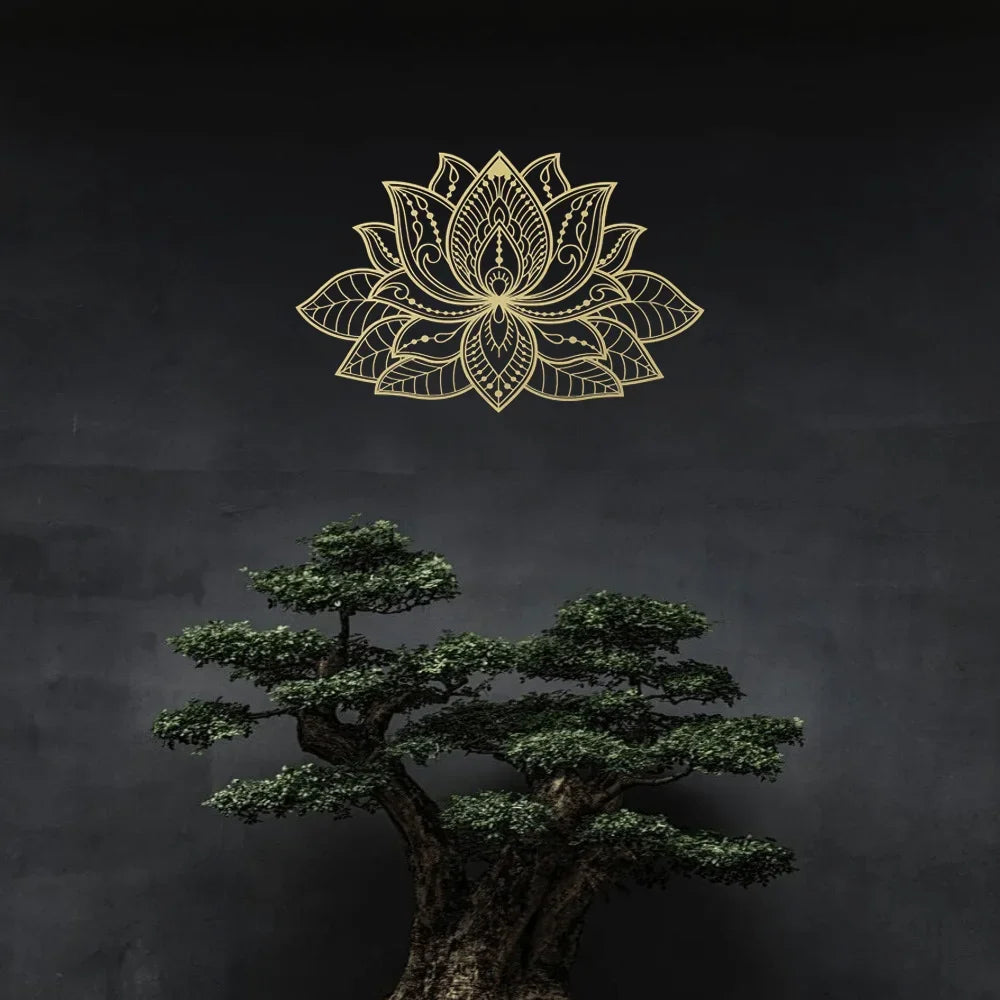 dekoheldin - Wanddeko Lotusblume