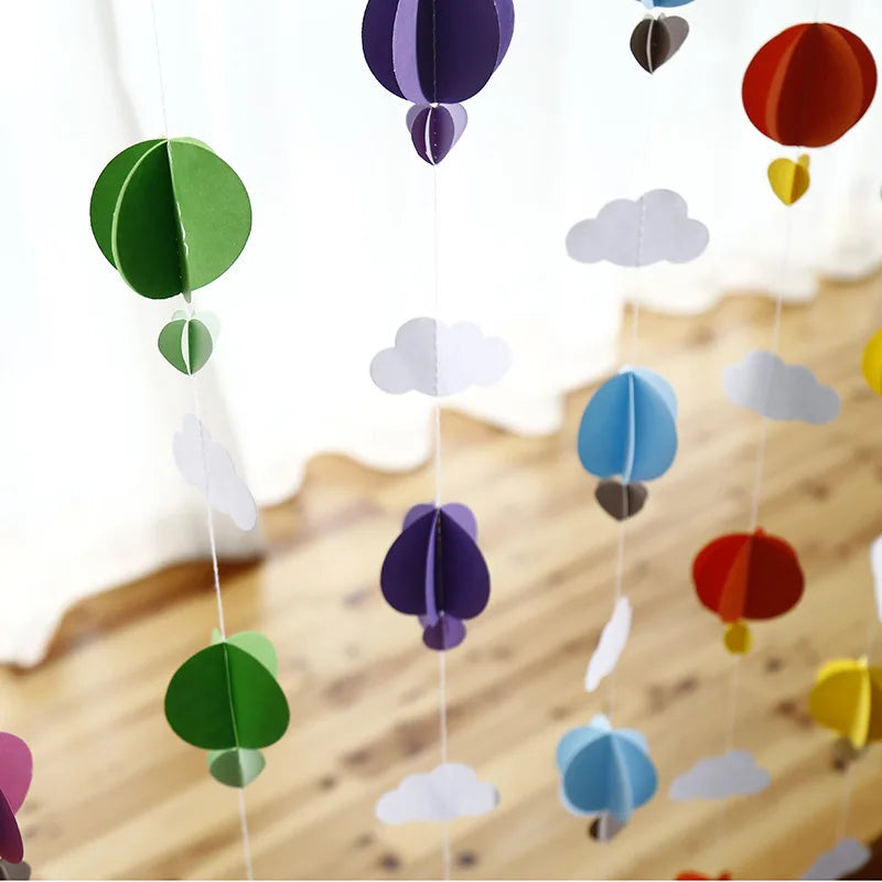 dekoheldin - Girlande Mini Heißluftballons