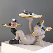 dekoheldin - Skulptur Bulldogge Butler