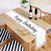 dekoheldin - Tischdeko Tischläufer Happy Birthday
