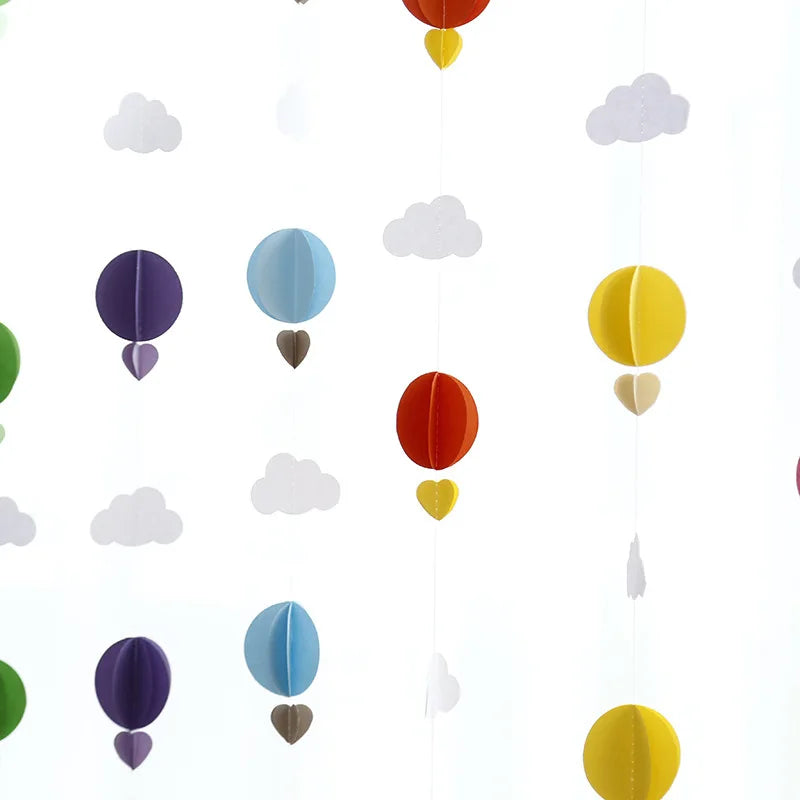 dekoheldin - Girlande Mini Heißluftballons