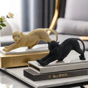 dekoheldin - Skulptur Leopard Shine