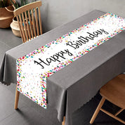 dekoheldin - Tischdeko Tischläufer Happy Birthday