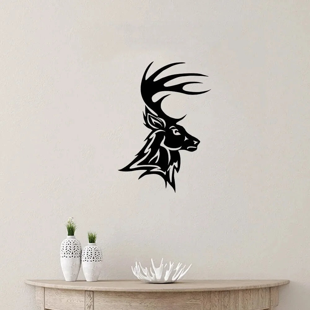 dekoheldin - Wanddeko Metallbild Hirsch