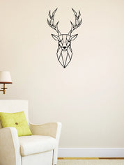 dekoheldin - Wanddeko Metallbild Majestic Stag