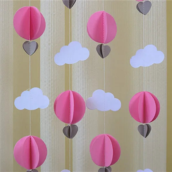 dekoheldin - Girlande Mini Heißluftballons