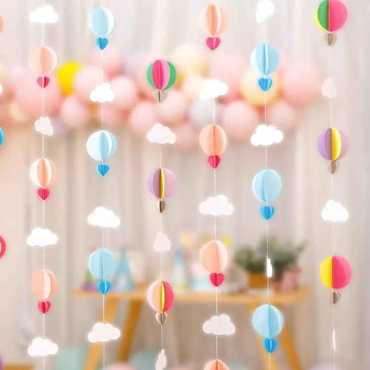 dekoheldin - Girlande Mini Heißluftballons