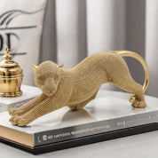 dekoheldin - Skulptur Leopard Shine