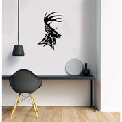 dekoheldin - Wanddeko Metallbild Hirsch