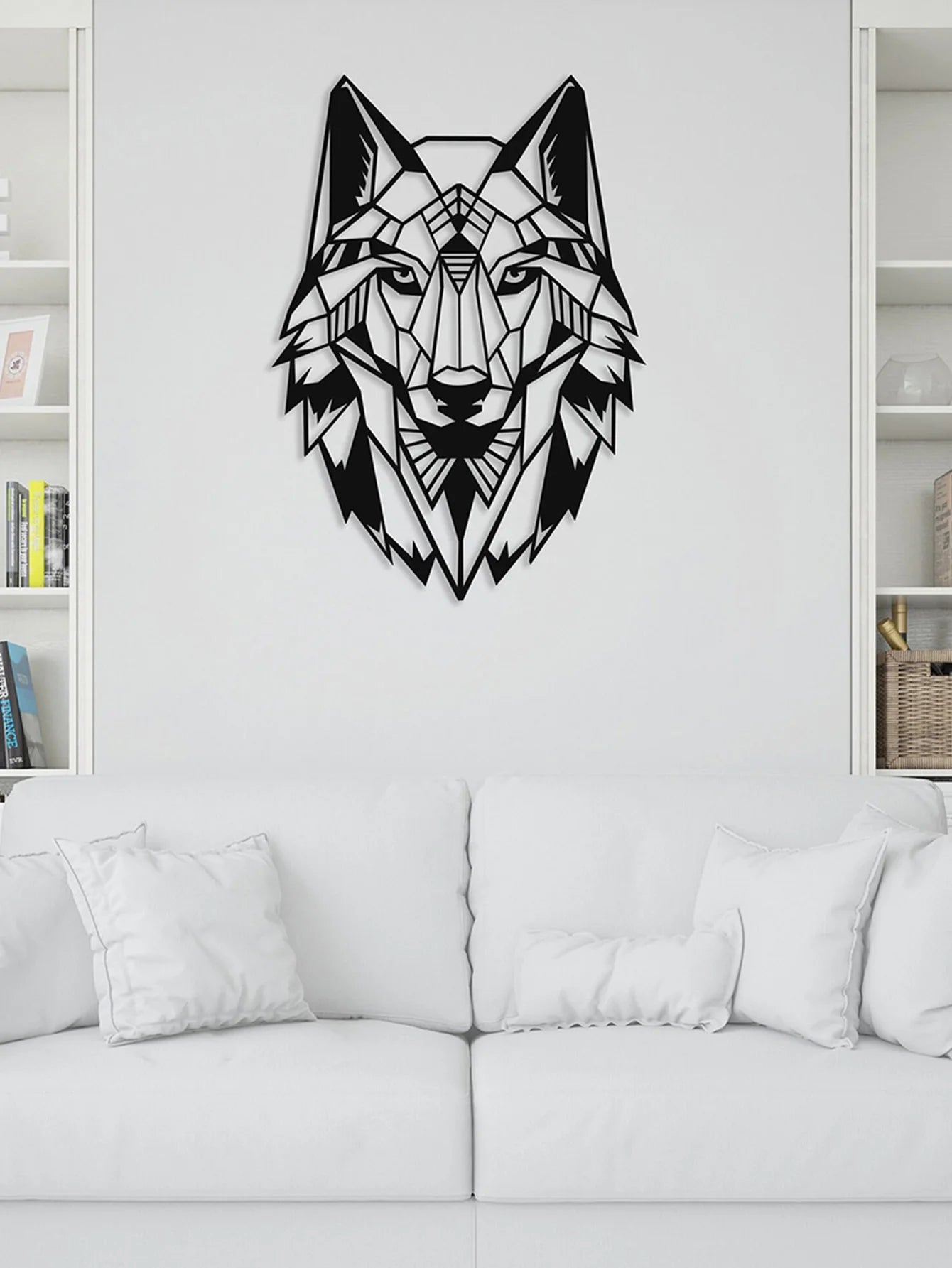 dekoheldin - Wanddeko Metallbild Wolf
