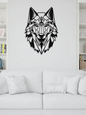 dekoheldin - Wanddeko Metallbild Wolf