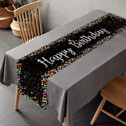 dekoheldin - Tischdeko Tischläufer Happy Birthday