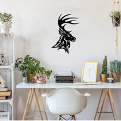 dekoheldin - Wanddeko Metallbild Hirsch