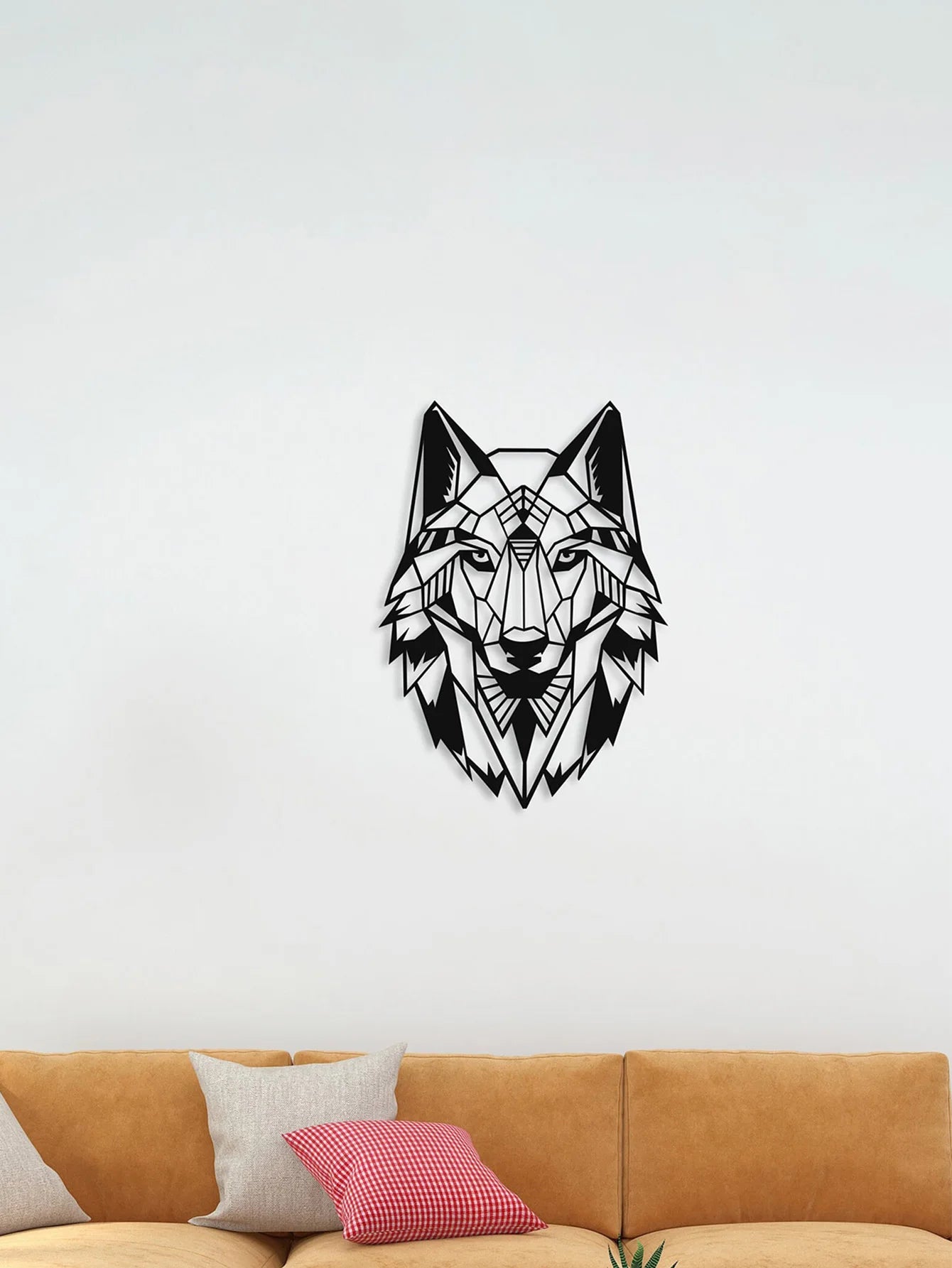 dekoheldin - Wanddeko Metallbild Wolf