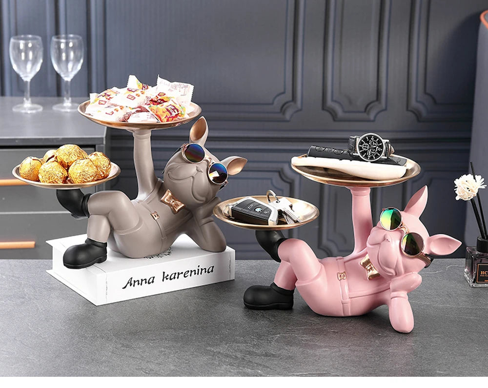 dekoheldin - Skulptur Bulldogge Butler