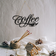 dekoheldin - Wanddekoration Schild Coffee