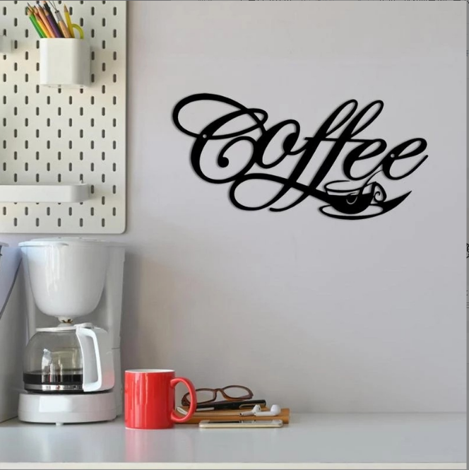 dekoheldin - Wanddekoration Schild Coffee